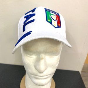 Soccer Cap Italy White Adjustable Brand New FIFA